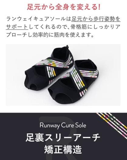 新品未開封Runway Cure Sole 足用サポーター Lサイズ qug
