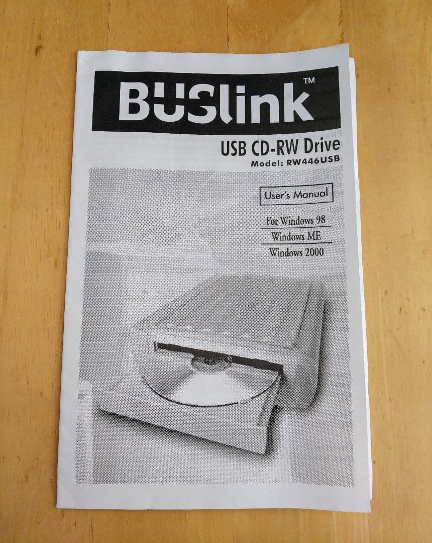 外付けハードディスク・ドライブ Buslink USB CD-RW Drive RW446USB