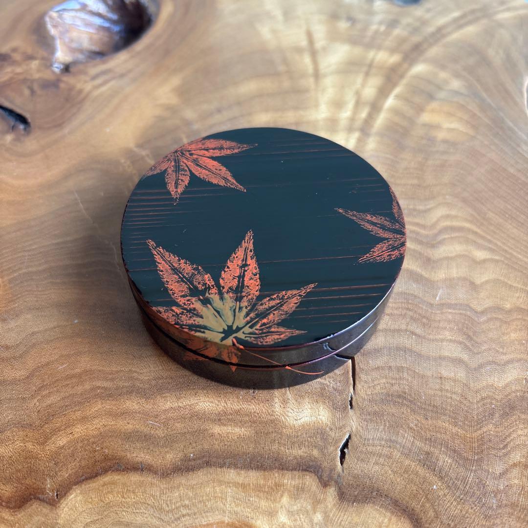 道場宗廣 香合 淡々斎好 手向山 共箱 茶道具
