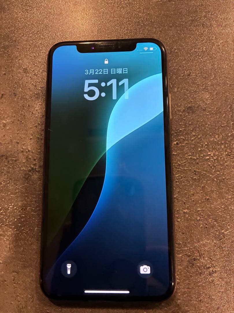 iPhone Ⅹs 64GB ゴールド SIMフリー 本体、箱、フィルム2枚付き