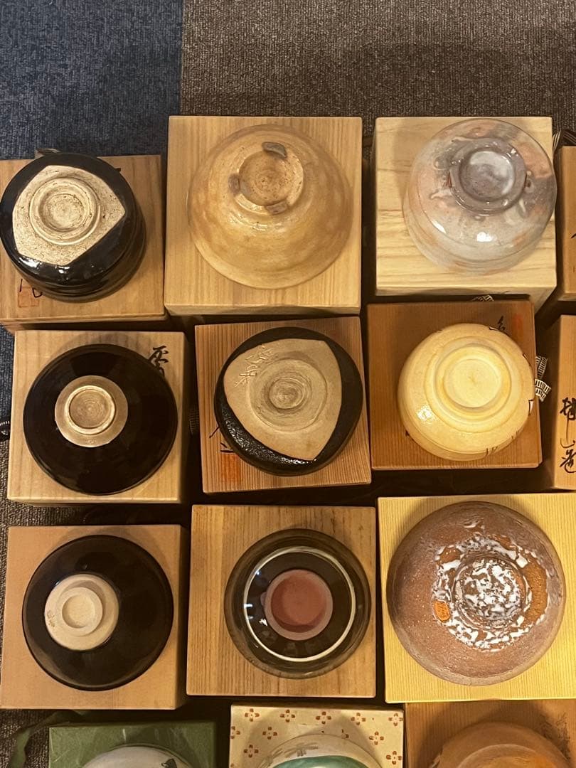 茶碗 抹茶碗 まとめて 39点 箱付 茶道具 陶器 京焼 金彩 色絵