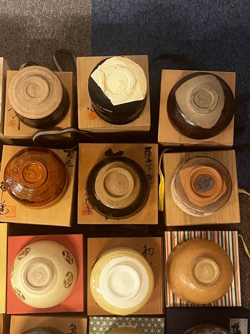 茶碗 抹茶碗 まとめて 39点 箱付 茶道具 陶器 京焼 金彩 色絵