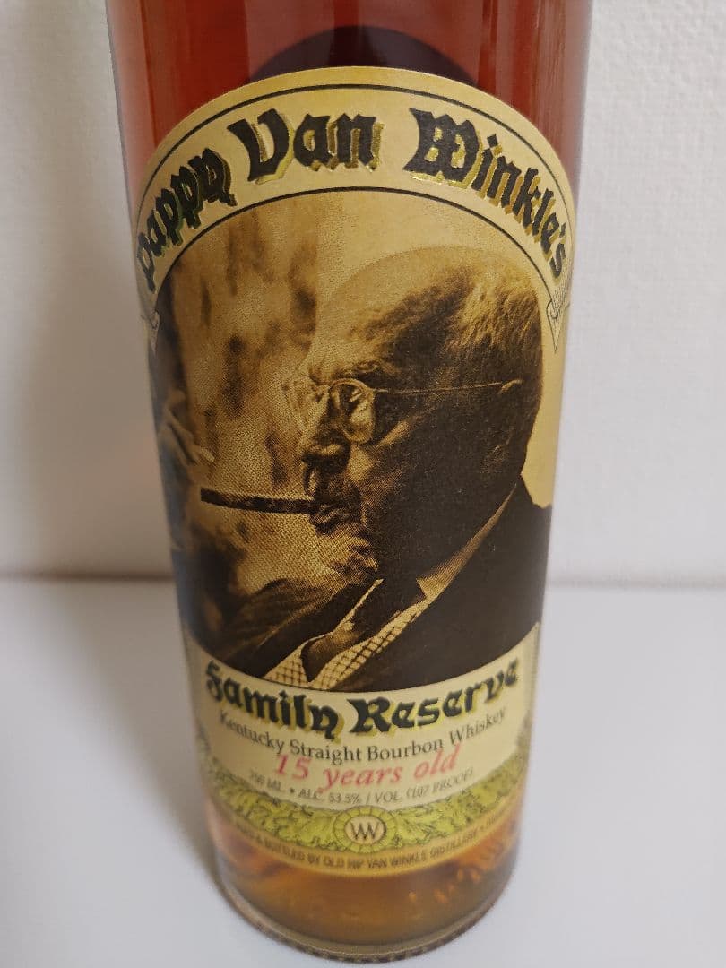 《希少ウイスキー》PappyVanWinkleFamilyReserve15年