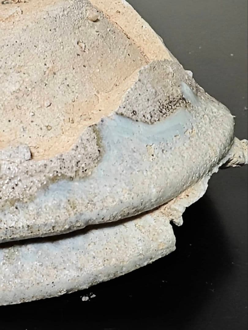 古常滑くっつき山茶碗　鎌倉時代　発掘品　自然釉　窯変　花呼ぶ器　古美術