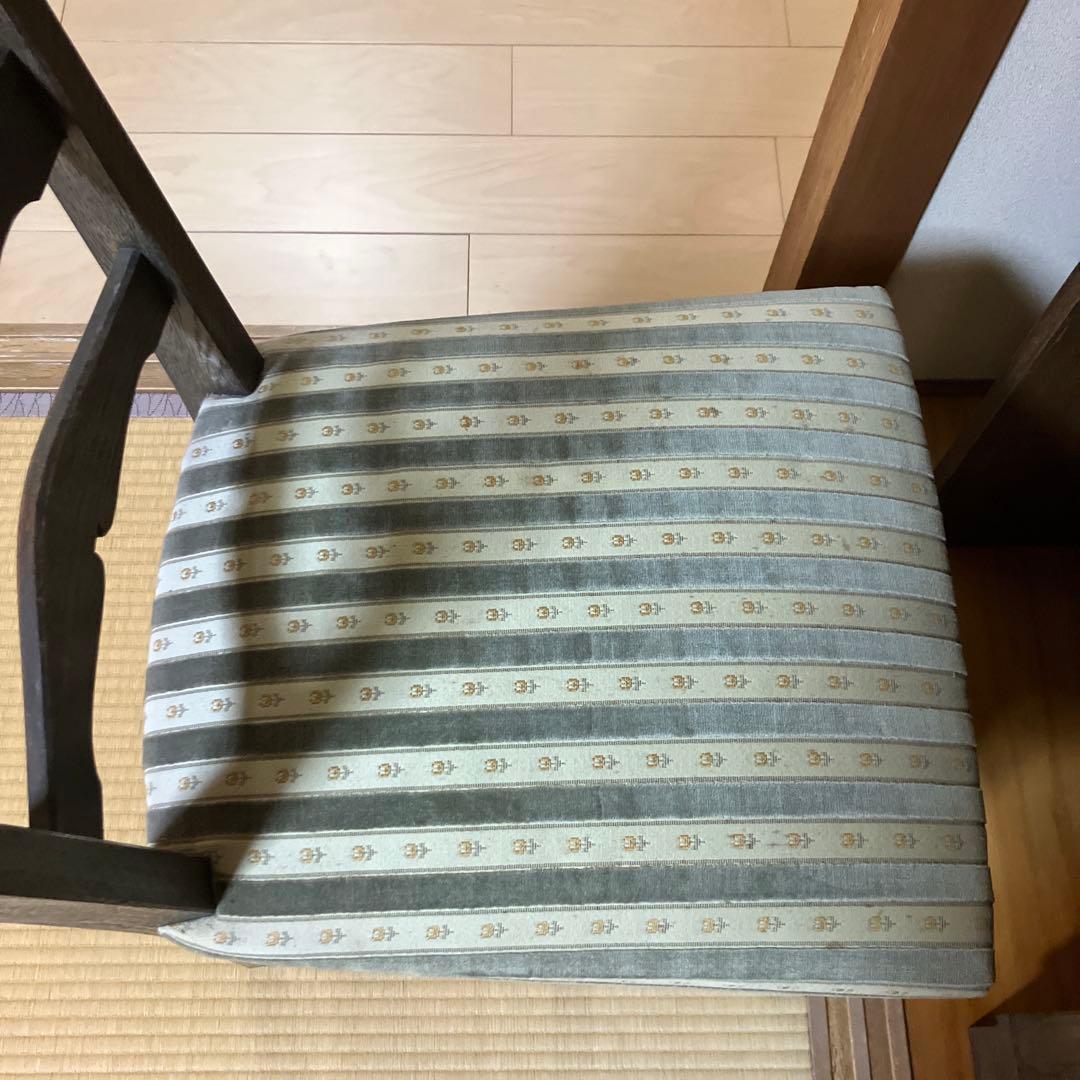 seri Ｗ　西洋スタイルのストライプチェア