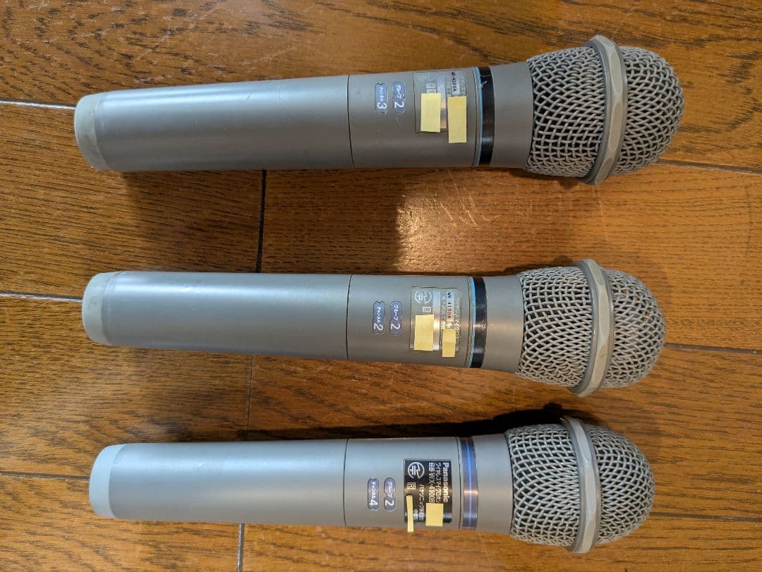 WX-PW82 ８００ＭＨｚワイヤレスアンプ２波ＣＤ内蔵 　付属品マイク×3