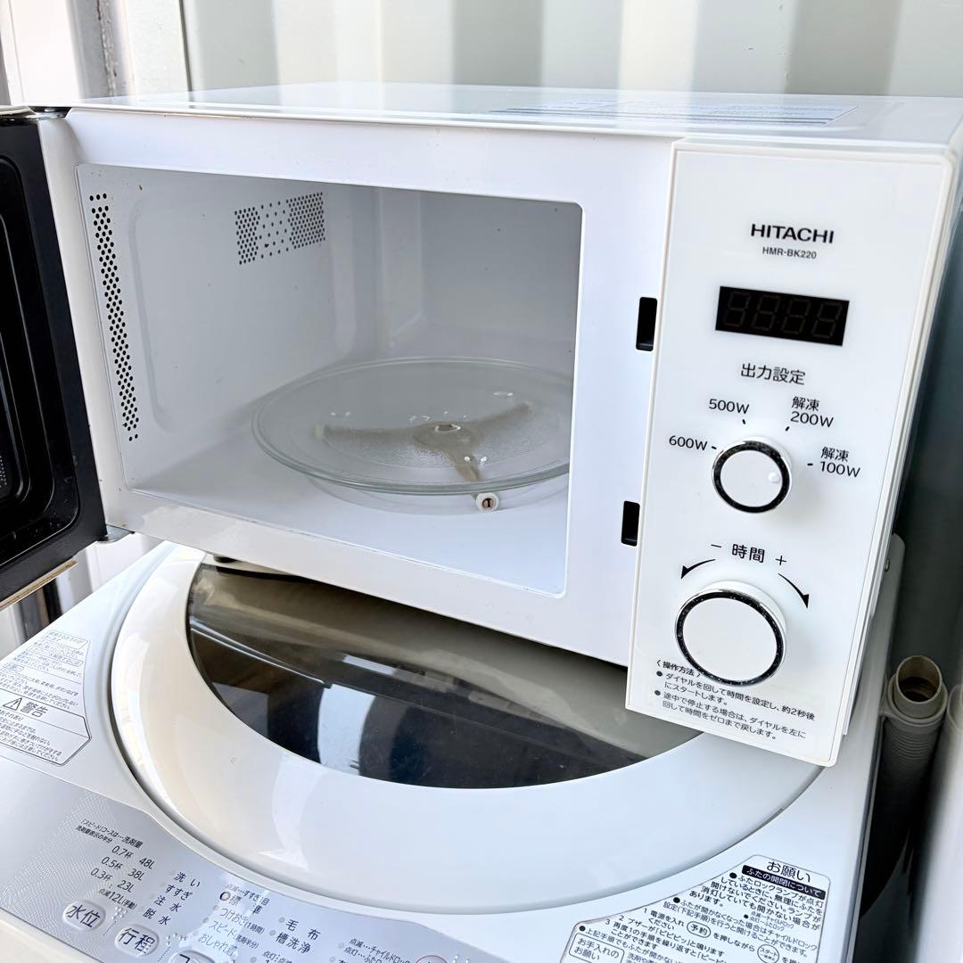 運搬取付無料！純正東芝洗濯機・SHARP冷蔵庫・炊飯器＋日立レンジ3点セット！