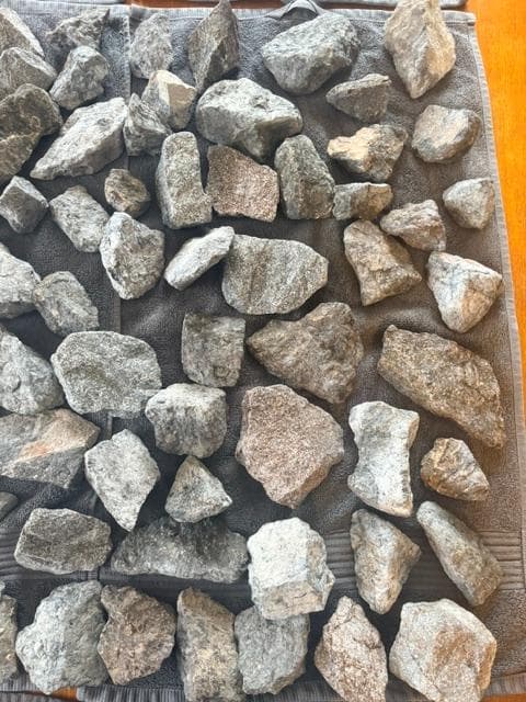 【約40kg】サウナストーンのみ 香花石（天然石） MISAストーブ使用品