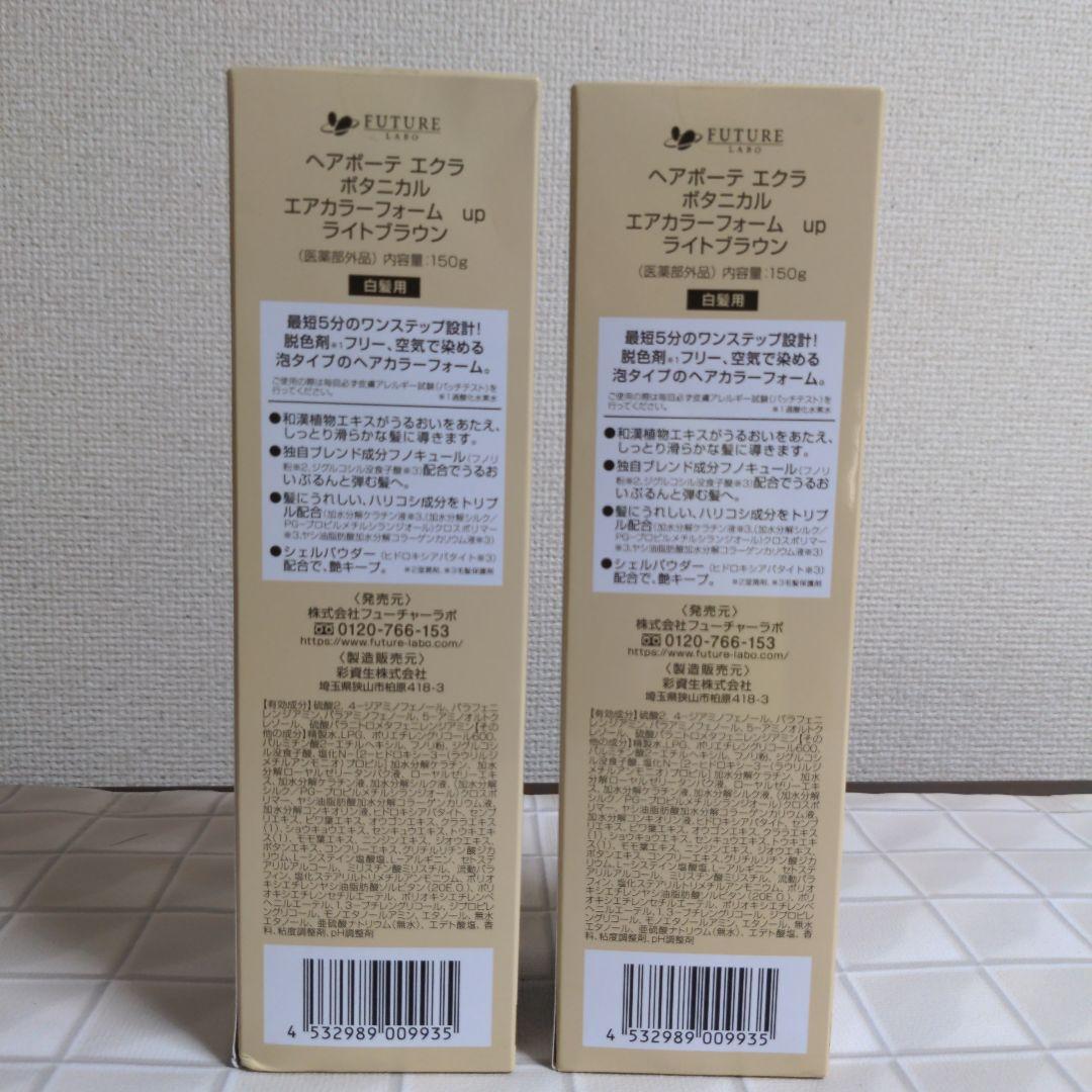 ÉCLAT ボタニカルカラーリングフォーム ライトブラウン 150g