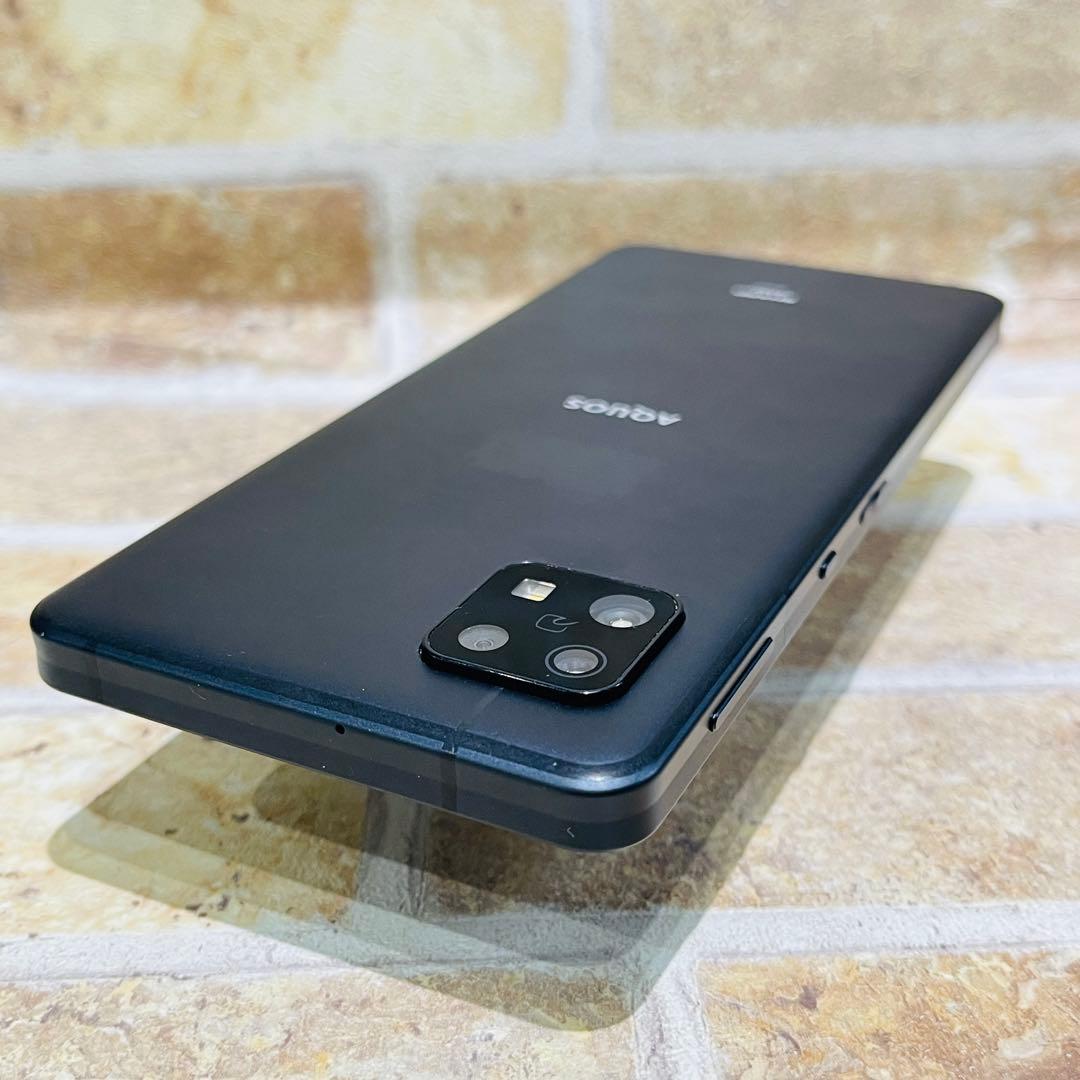 SIMフリー AQUOS sense6s 64GB ブラック 電池良好