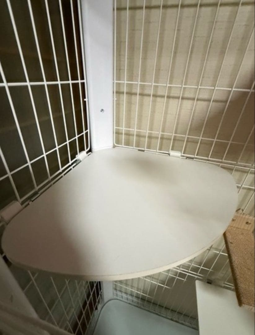 アイリスオーヤマ カラースリムキャットケージ キャットステップ ハンモック付き