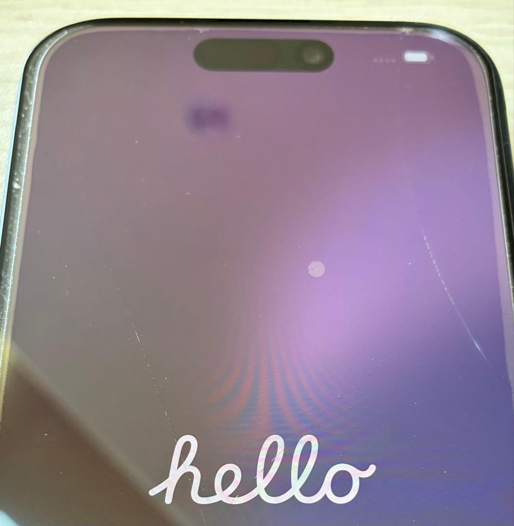 iPhone15 128GB 液晶割れあり 動作良好 カメラOK 初期化済み