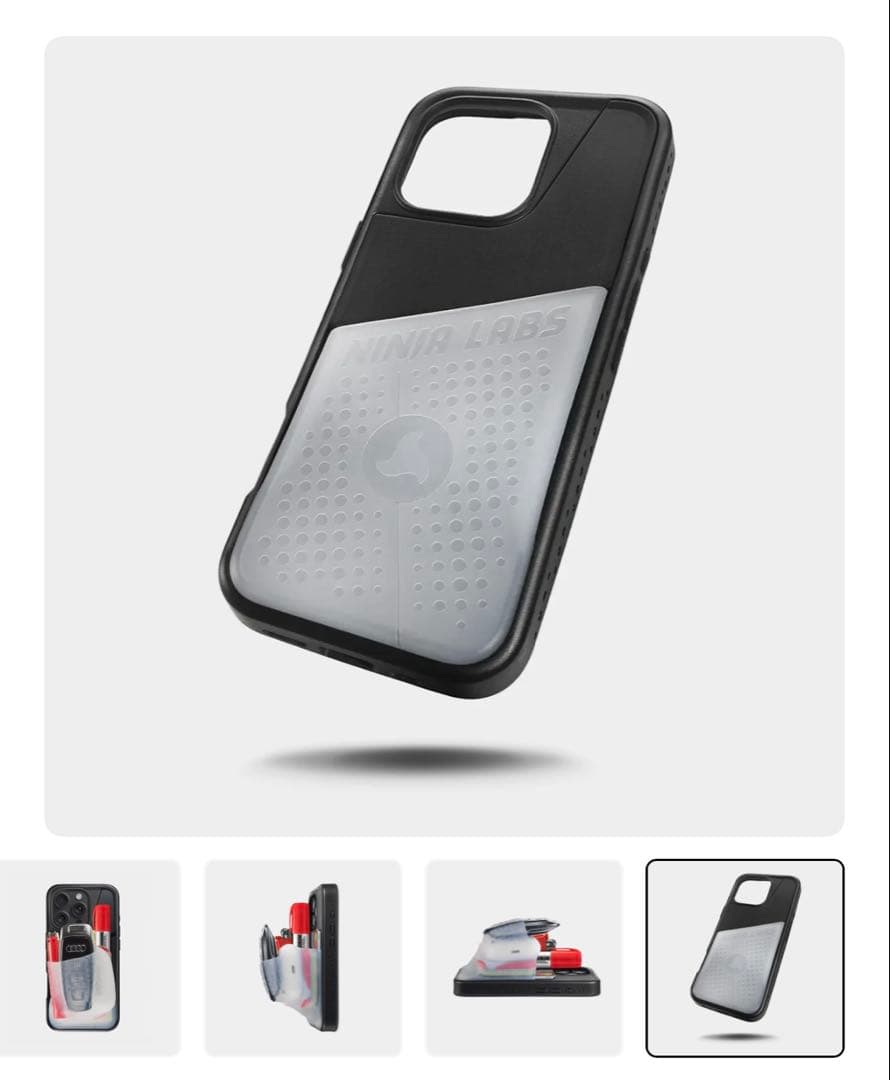NINJA LABS ケース　ブラックiPhone16pro ninjalabs