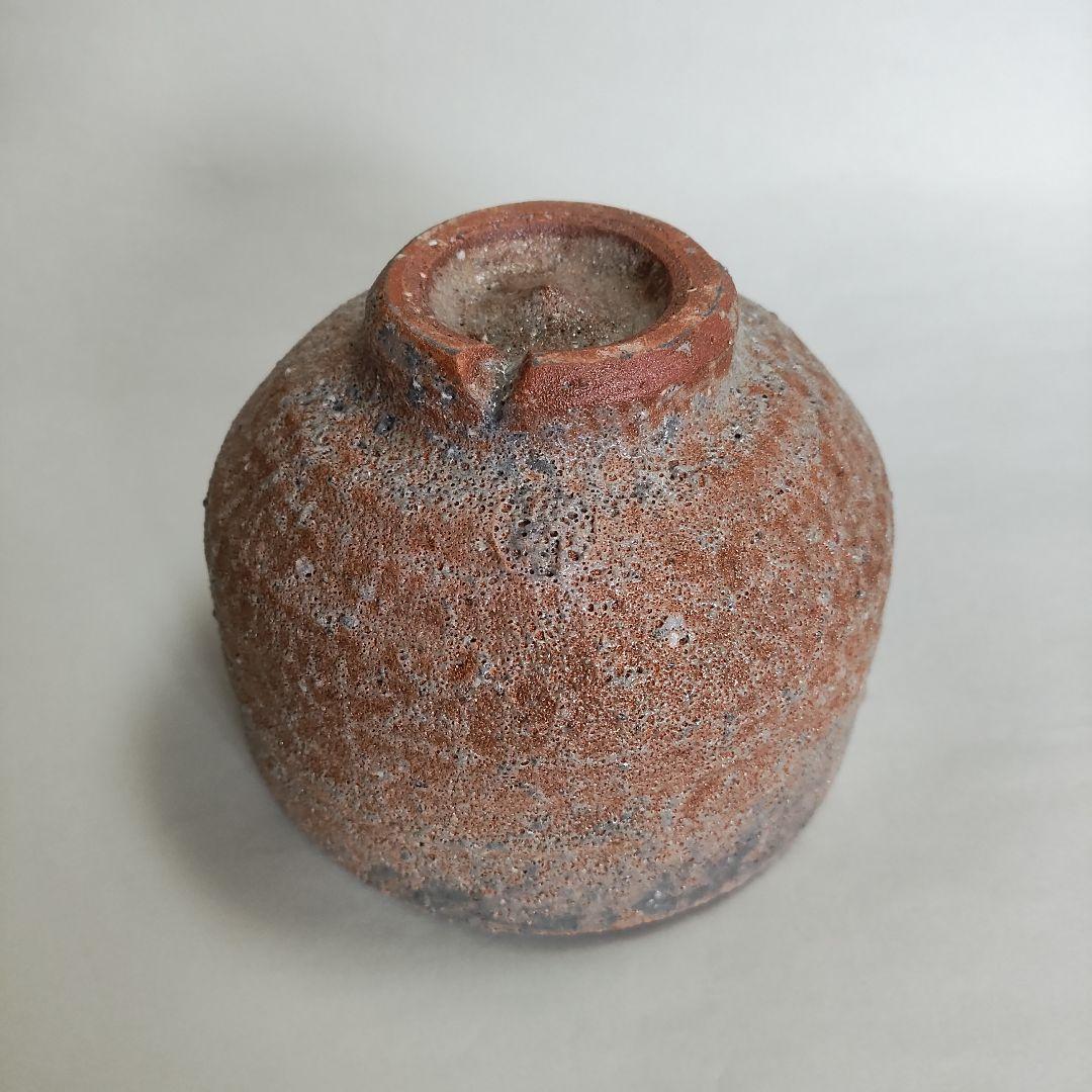 大和松雁　萩焼茶碗　大和松緑