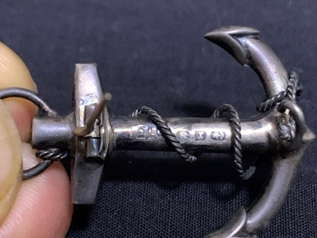 アンティーク ビクトリア朝 スコットランド アンカー ブローチ 1860年