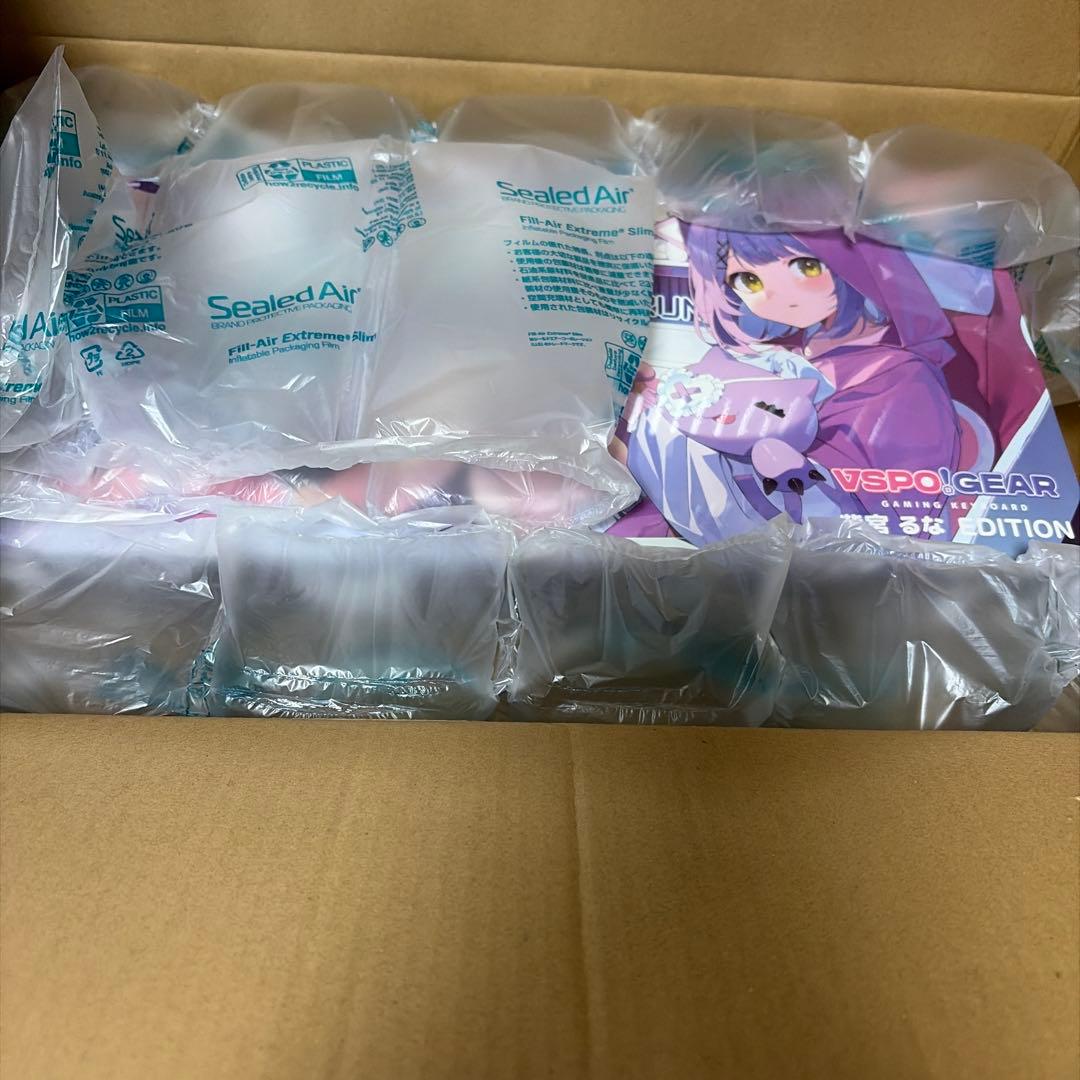 【新品未開封】VSPO!GEAR 紫宮るな EDITION ゲーミングキーボード