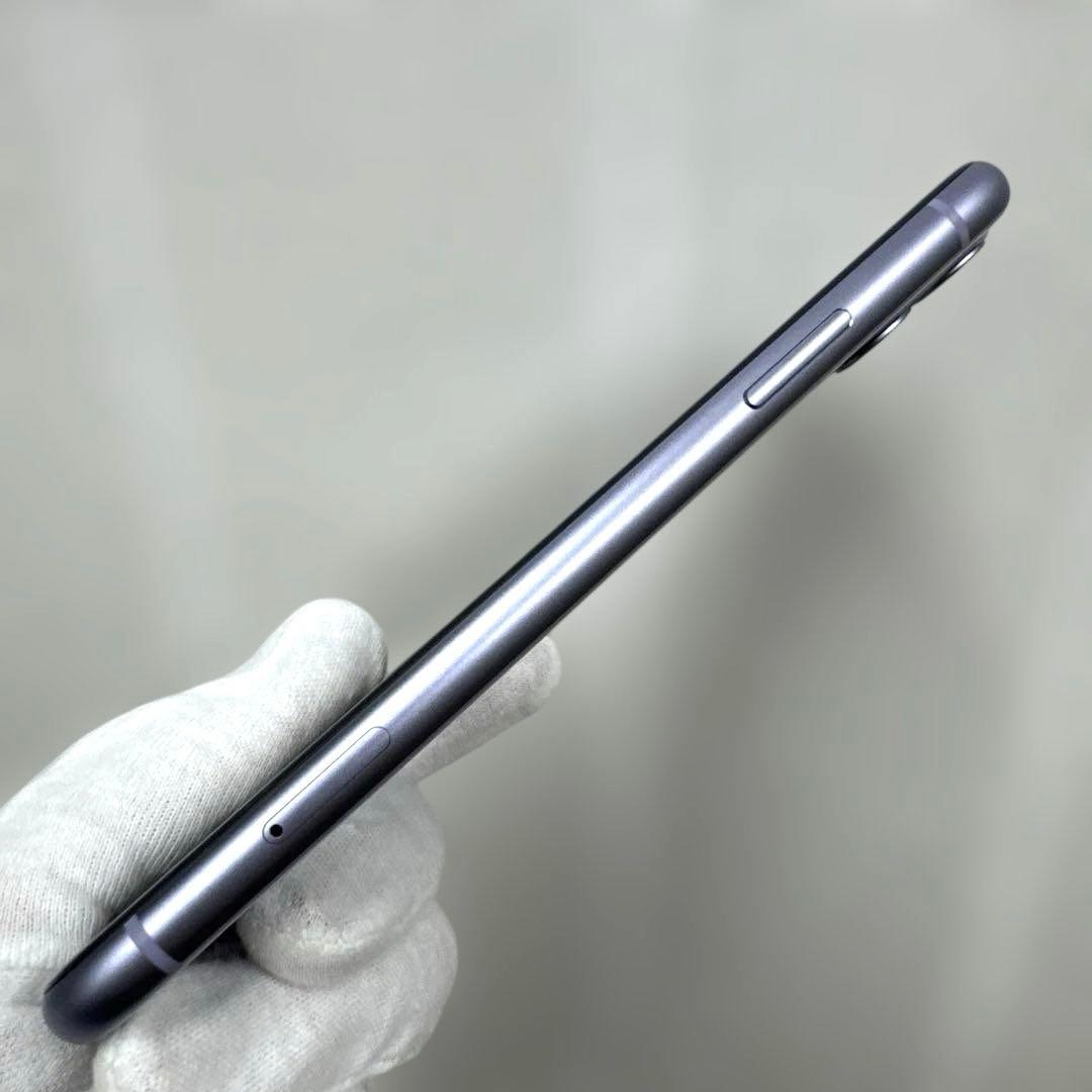 iPhone11 128GB バッテリー80% パープル シムフリー