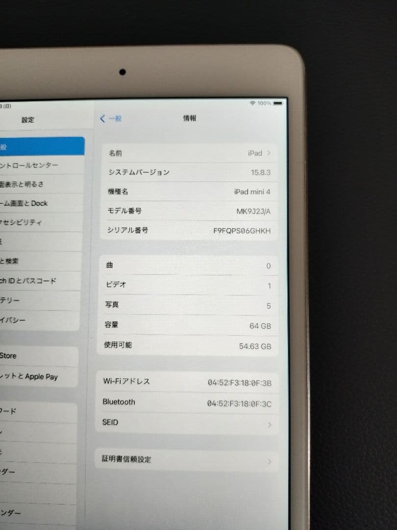 可*3様 iPad mini 4 ゴールド 64GB Wi-Fiモデル