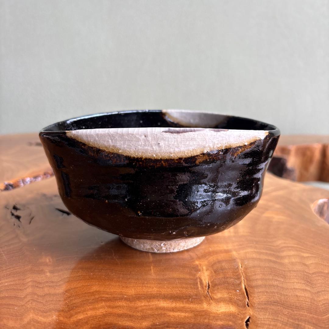 因勅題「風」 伊藤優 八王子窯 抹茶碗 茶道具 共箱(135)