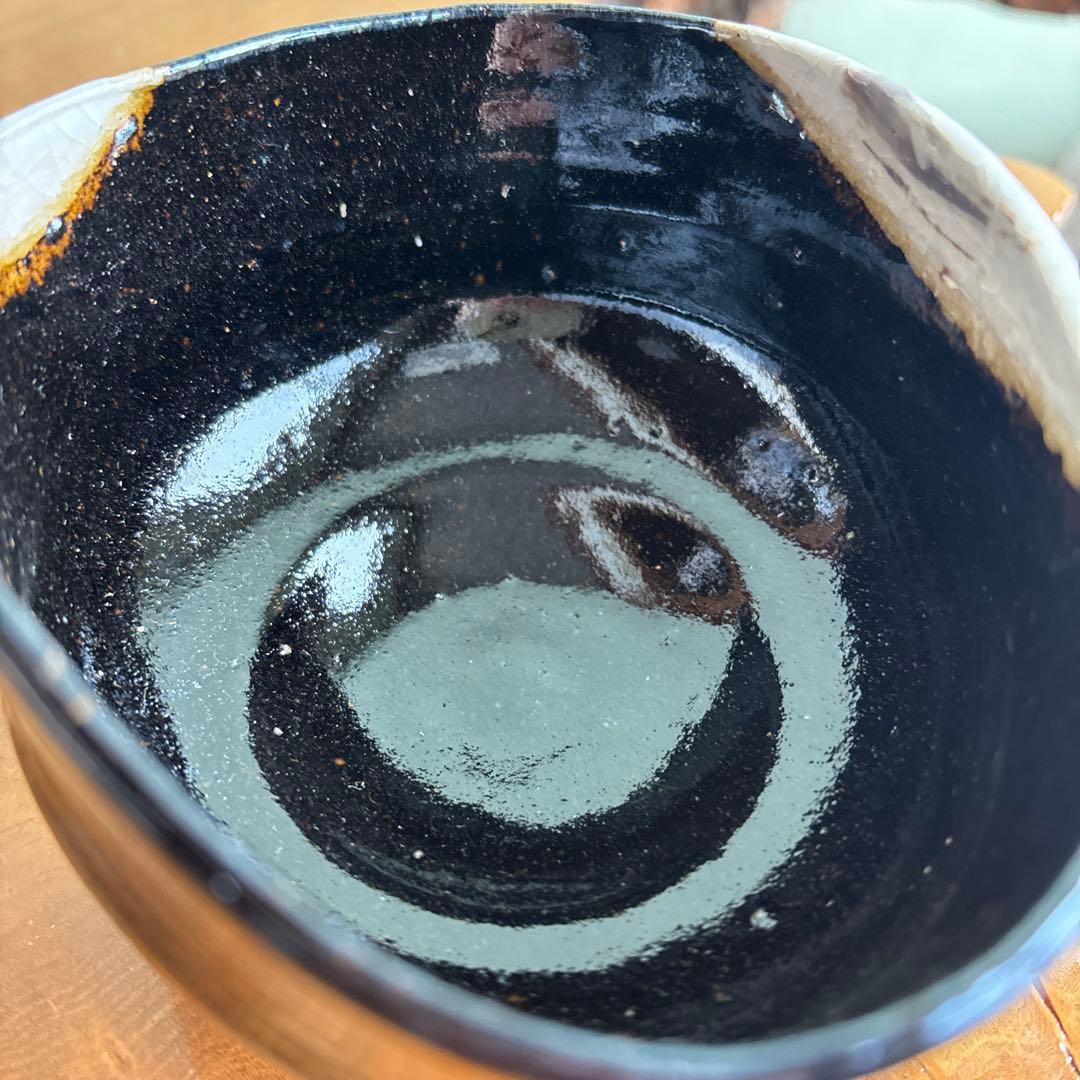 因勅題「風」 伊藤優 八王子窯 抹茶碗 茶道具 共箱(135)