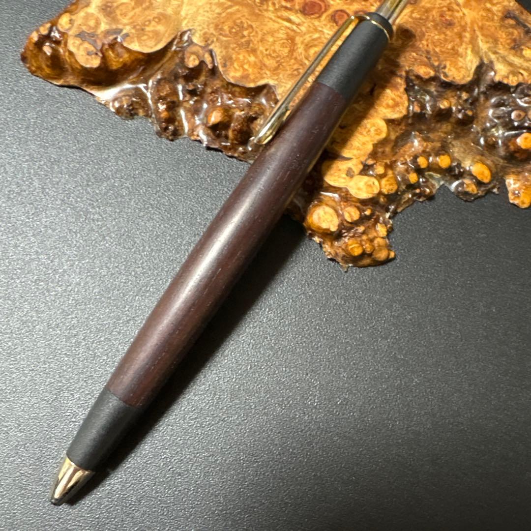 野原工芸似シャープペンシル　本紫檀　真鍮金具