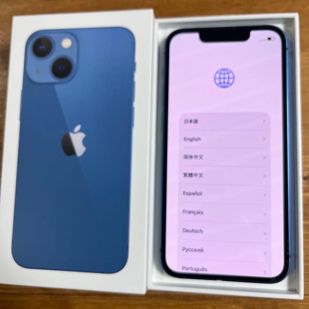 iPhone13 mini 256GB ブルー simフリー
