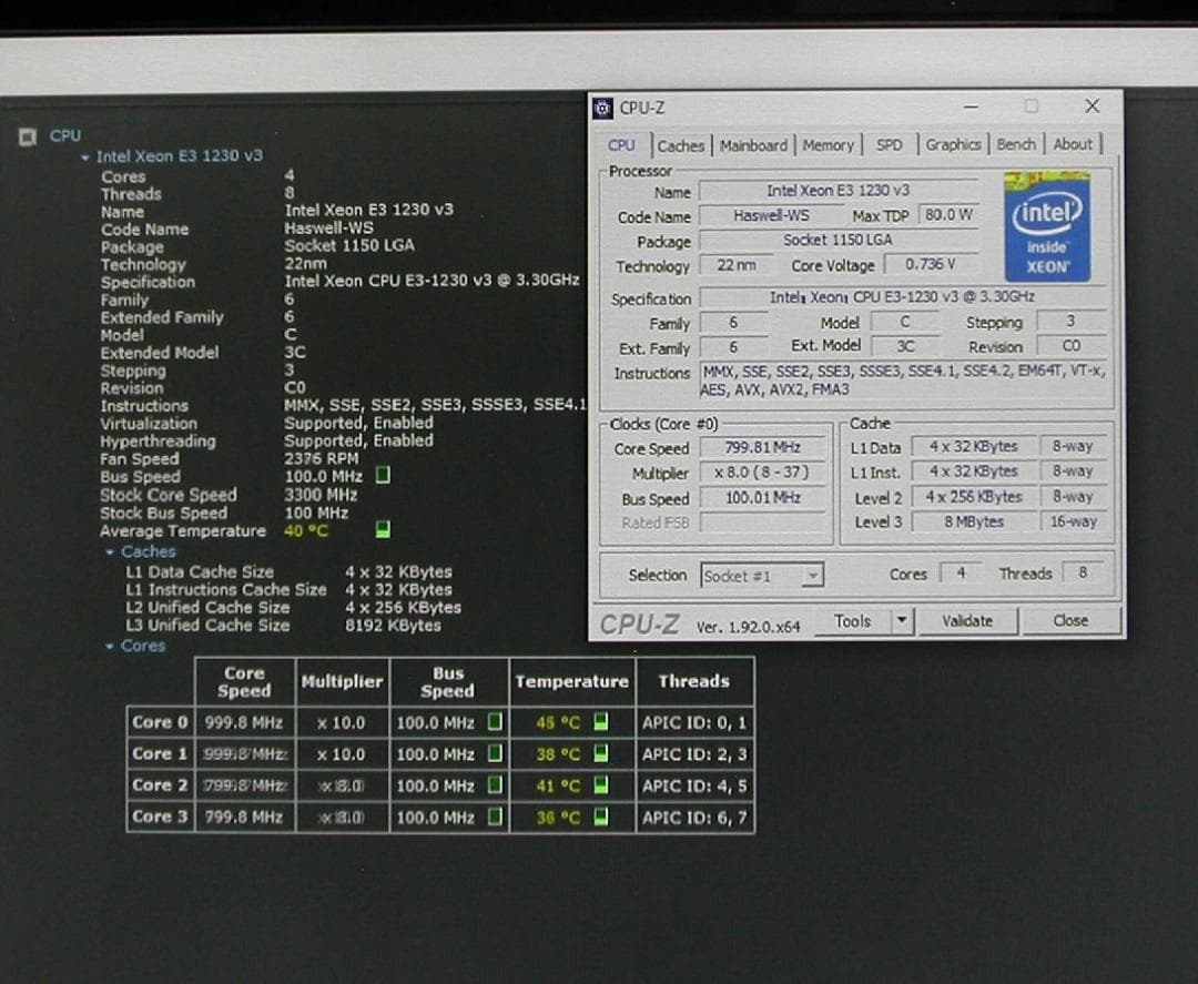4コア8スレッドXEON付き　MSI　Z87-S01 LGA1150
