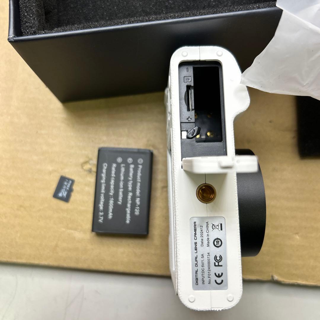 UHD 5K デジタルカメラ　ホワイト
