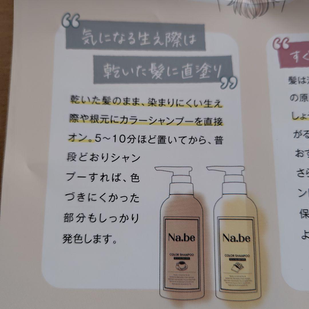 Na.be カラーシャンプー＆アウトバストリートメント セット