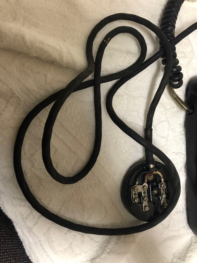 黒電話 ４号　Ａ自動式電話機 沖電気工業　動作確認済　昭和　レトロ　電話機