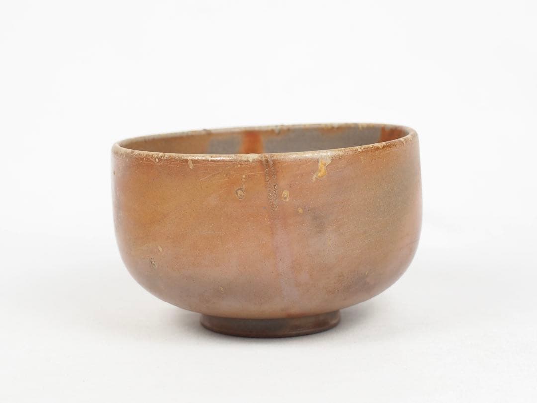 古作 備前焼 木村長十郎友敬 茶碗 2客 茶道具 抹茶碗 共箱