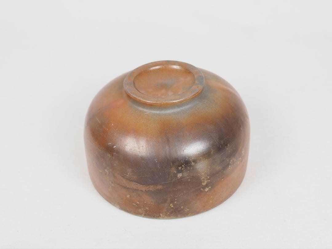 古作 備前焼 木村長十郎友敬 茶碗 2客 茶道具 抹茶碗 共箱