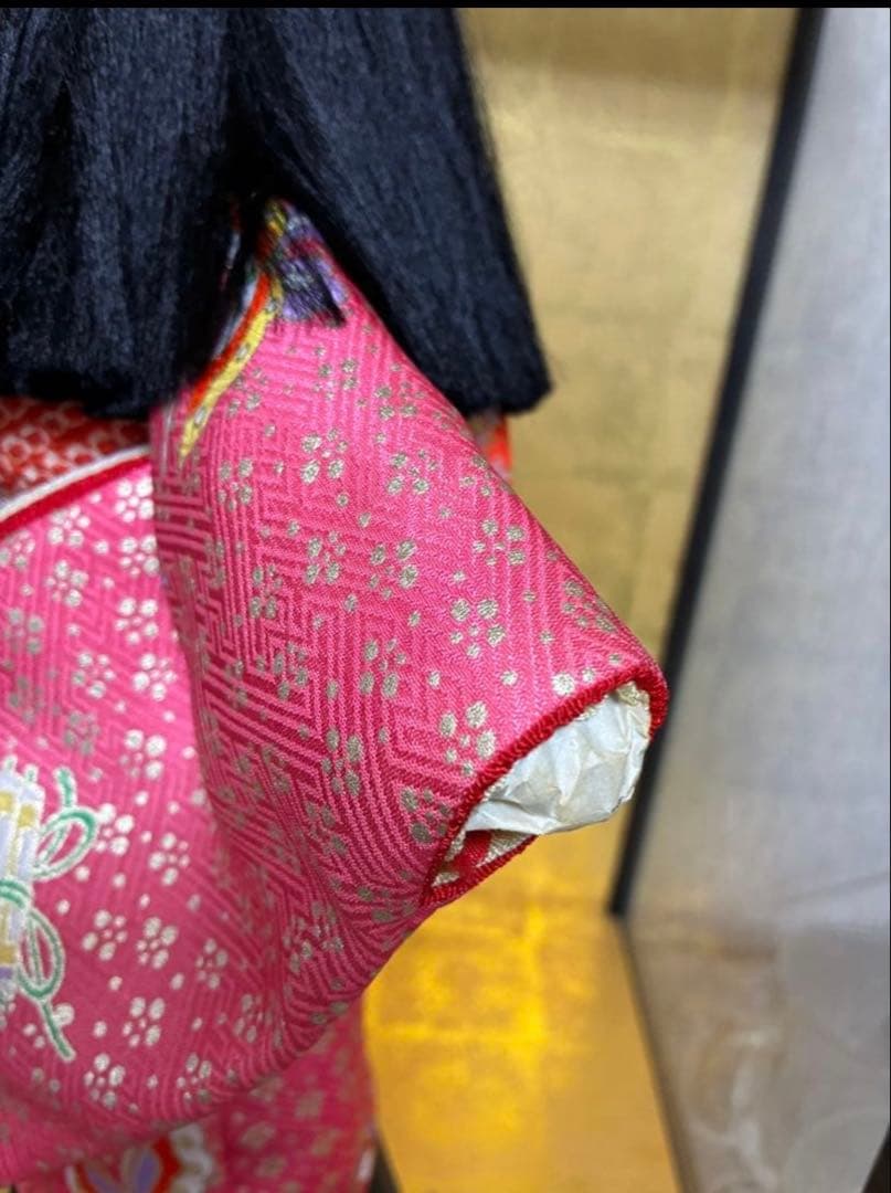 お値下げ・市松人形・人形の高さ約40cm・日本人形・ガラスケース無し