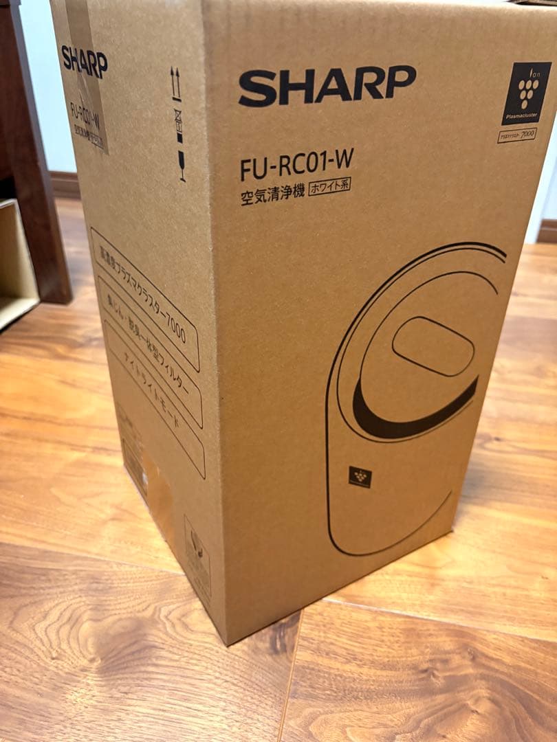 シャープ 空気清浄機 FU-RC01-W ホワイト系 プラズマクラスター7000