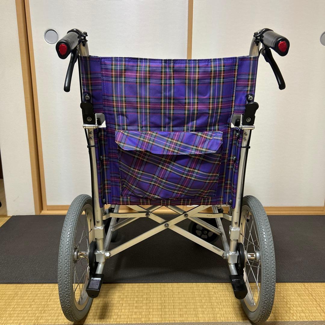 カワムラサイクル アルミ製標準型車いす 介助式 エアタイヤ