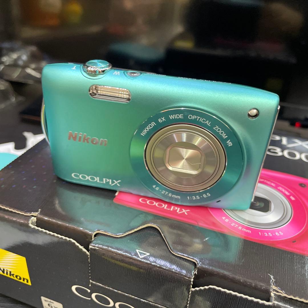 ニコン Nikon COOLPIX S3300 ミントグリーン