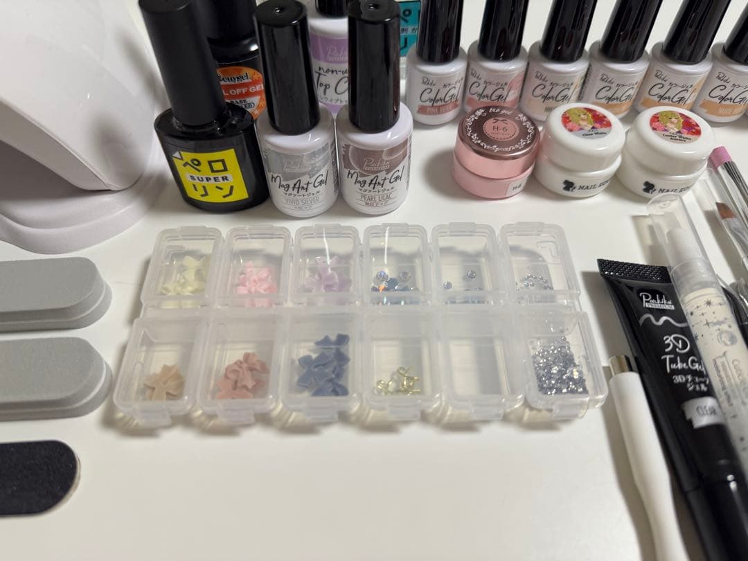 ジェルネイル ネイル工房 キャンドゥ ペロリン ネイルスタートキット パーツ