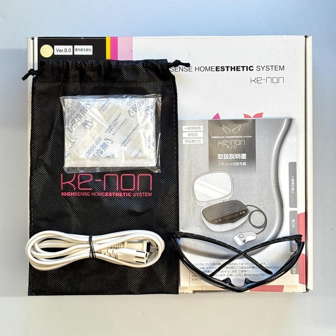 美品 ケノン v8.0 スーパープレミアムカートリッジ 眉毛器具付 残99.9%
