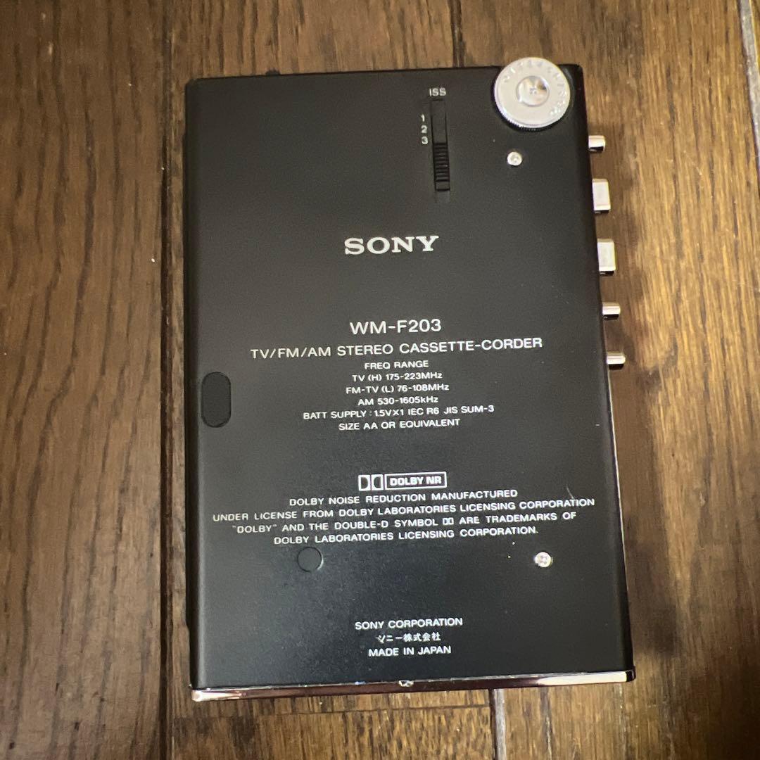 SONY WM-F203 カセットプレーヤー