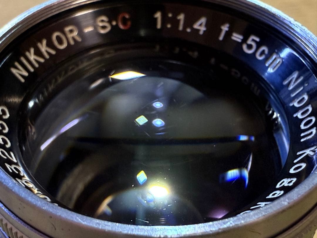 【作例あり】NIKKOR-S•C 5cm f1.4 キィートスOH済