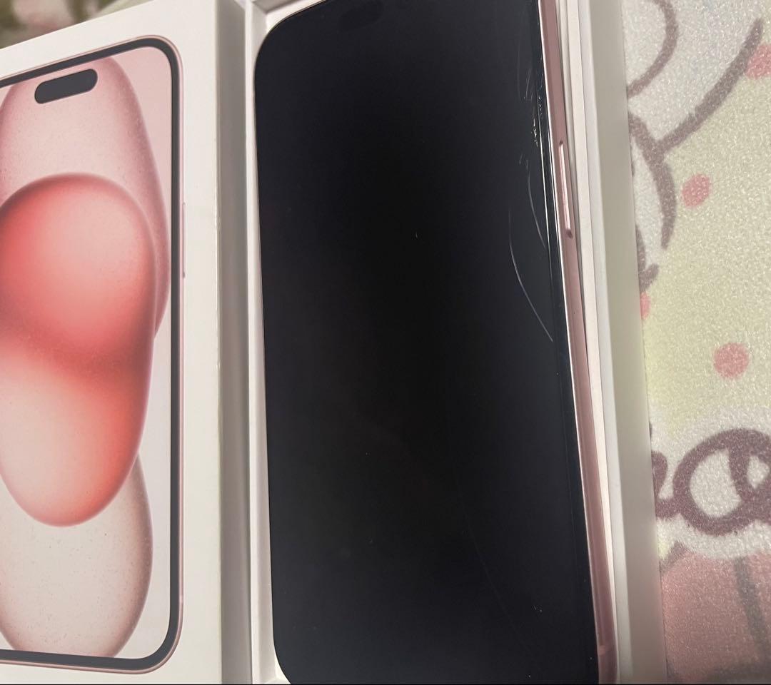 iPhone 15 128GB 画面割れ