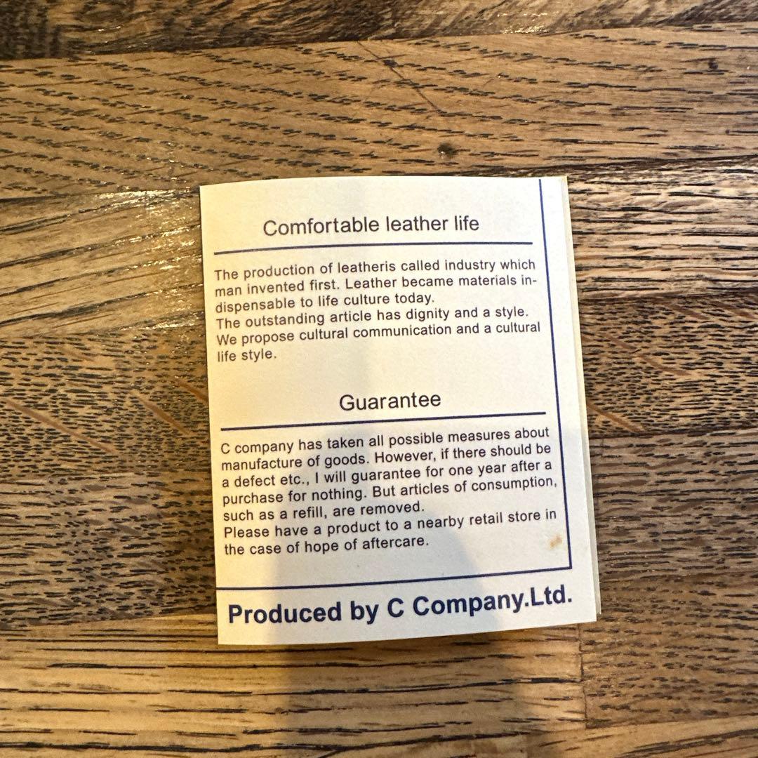 C COMPANY LIMITED ルポペンケース　赤　限定色　美品