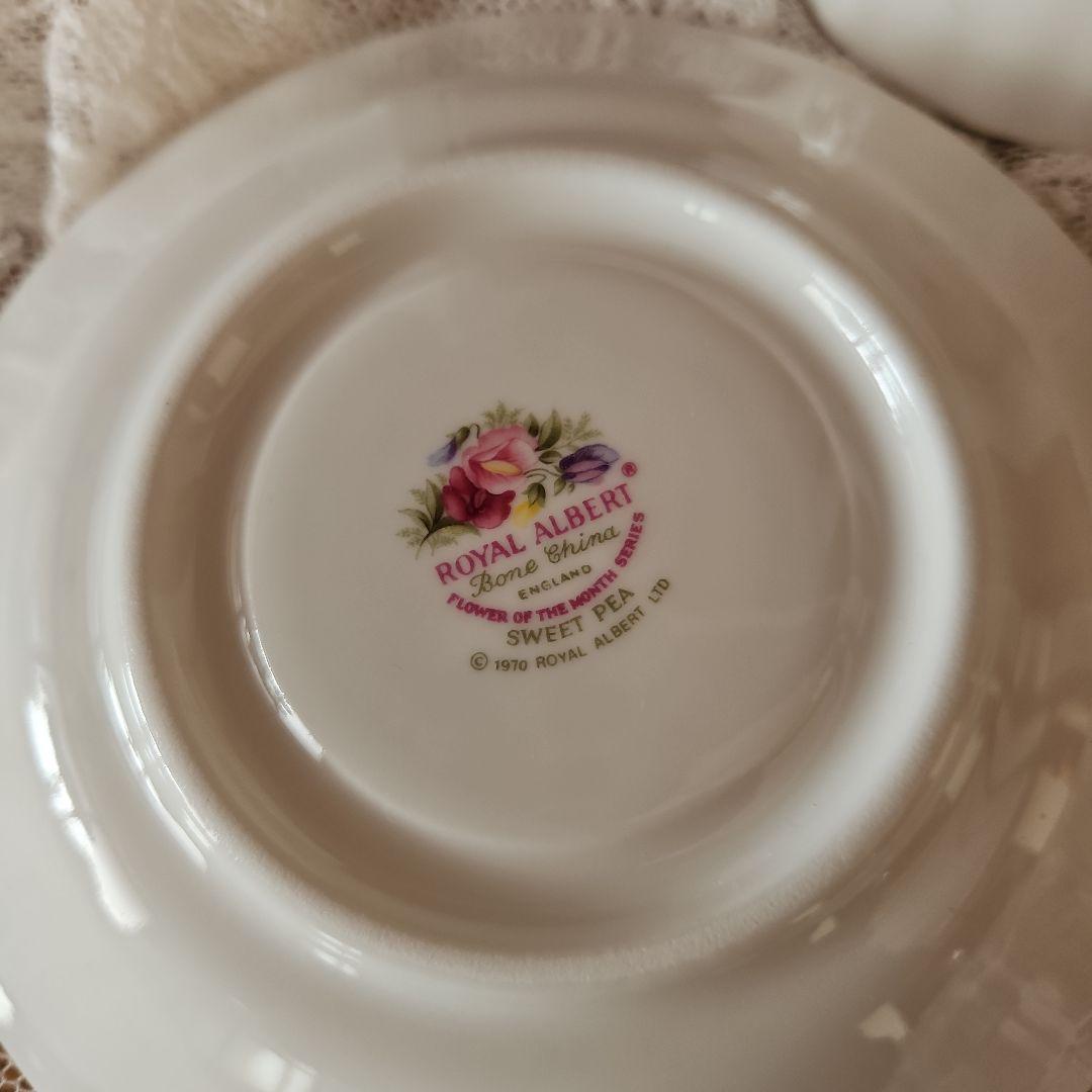 美品ロイヤルアルバートスイトピーカップ箱付き