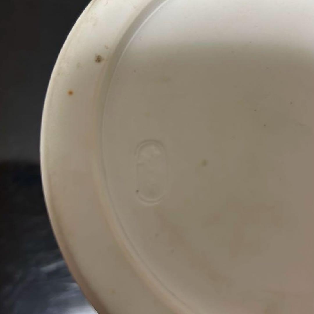 膳所焼　染付竹水指　茶道具懐石鵬雲斎坐忘斎淡々斎即中斎棗茶杓水屋茶碗釜而妙斎