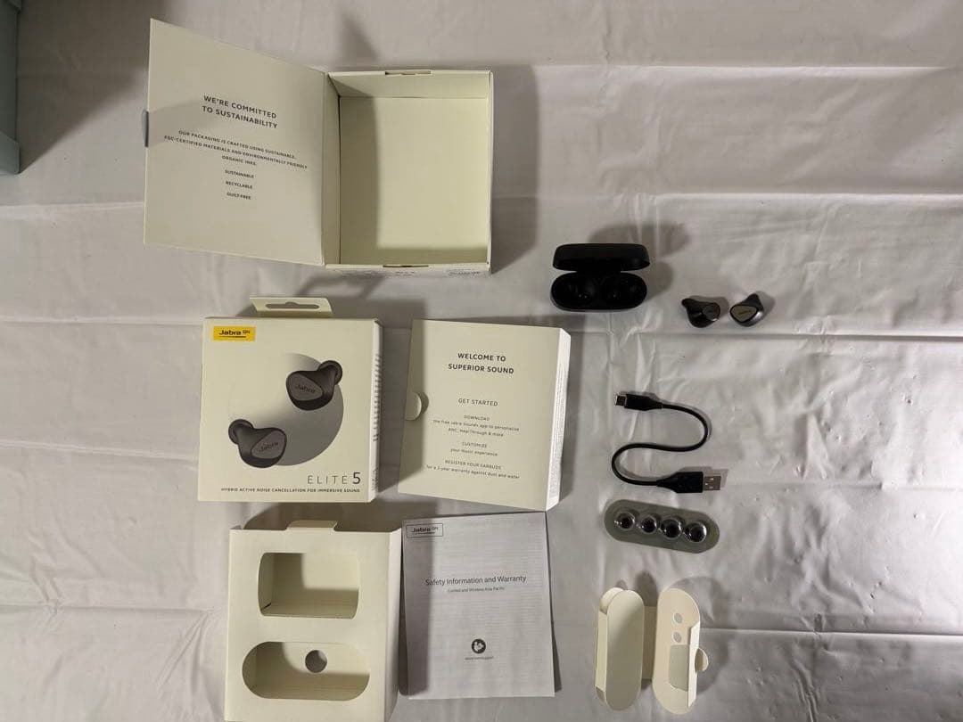 Jabra Elite 5 ワイヤレスイヤホン