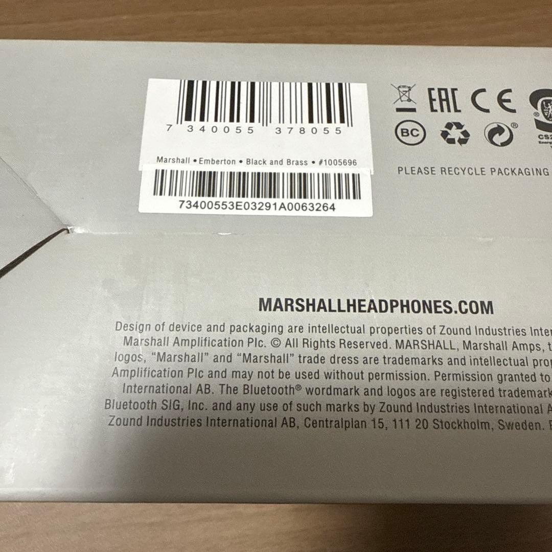 Marshall スピーカー EMBERTON 黒