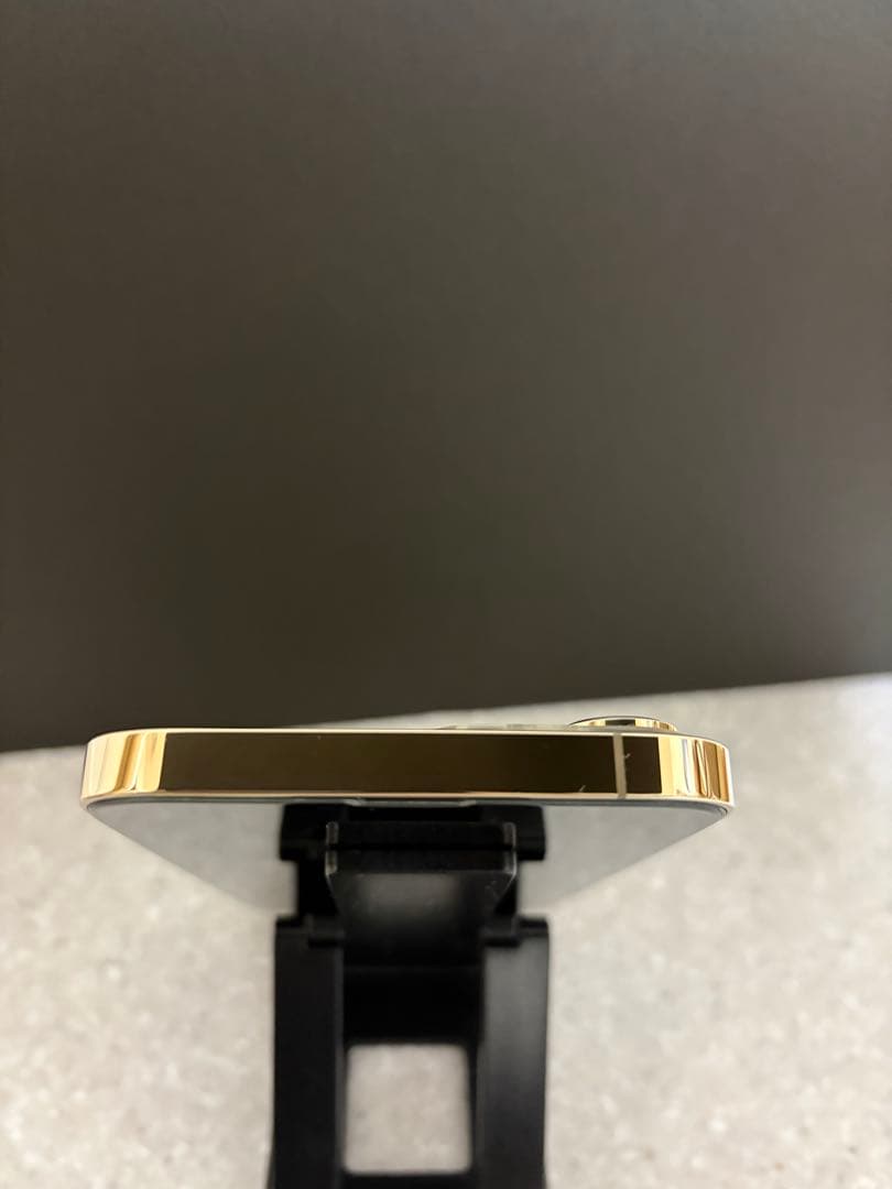 【美品】iPhone13 ProMax 128G ゴールド★バッテリー98%純正