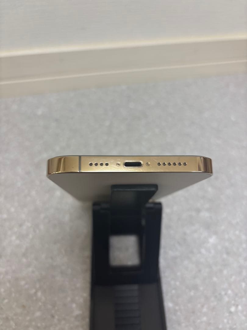 【美品】iPhone13 ProMax 128G ゴールド★バッテリー98%純正