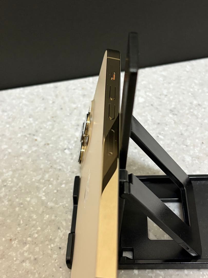 【美品】iPhone13 ProMax 128G ゴールド★バッテリー98%純正