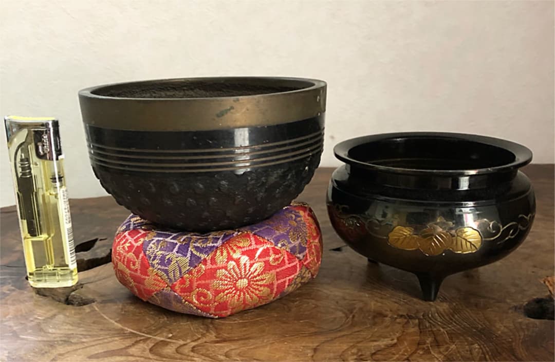 仏教美術 時代 おりん&三足香炉
